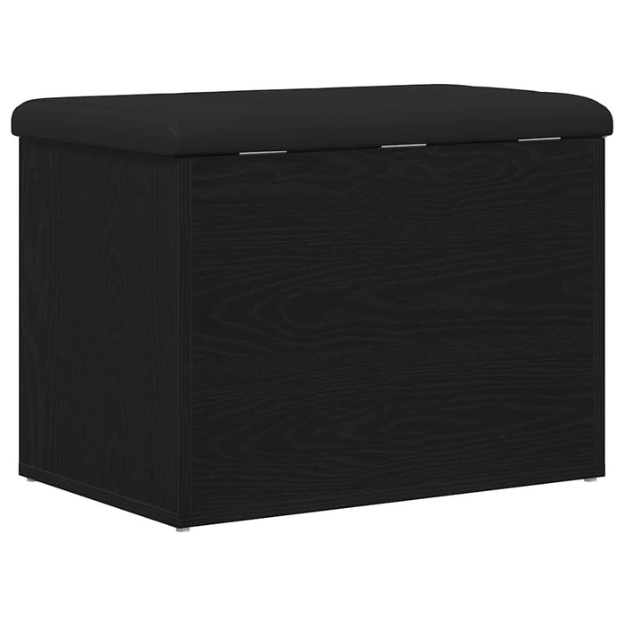 Storage Bench Black Oak 62 X 42 X 45 Cm Engineered Wood Nlxknt