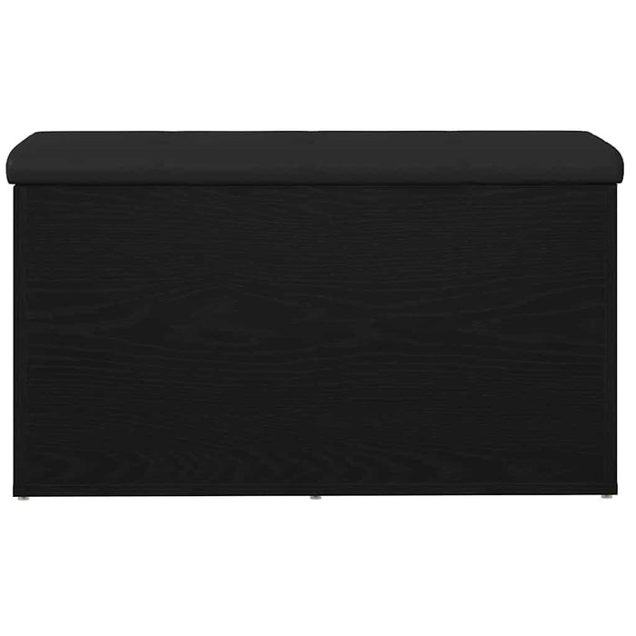 Storage Bench Black Oak 82 X 42 X 45 Cm Engineered Wood Nlxkna