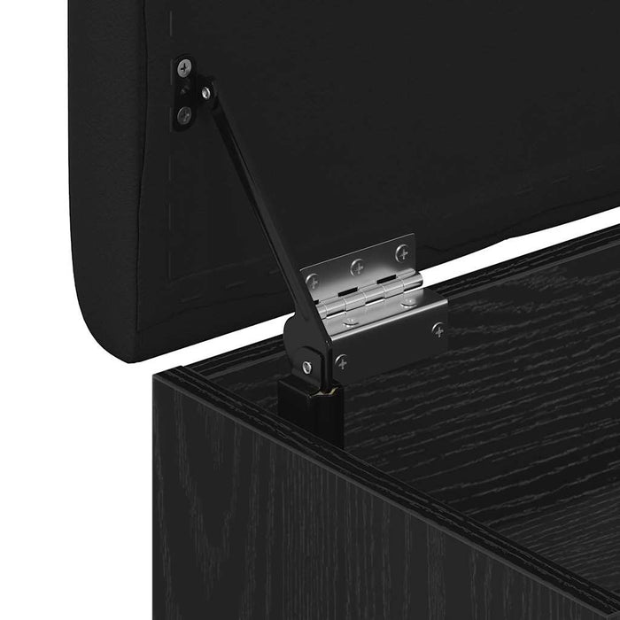 Storage Bench Black Oak 102 X 42 X 45 Cm Engineered Wood Nlxknp