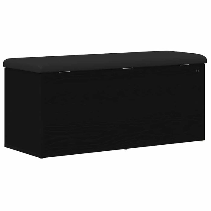Storage Bench Black Oak 102 X 42 X 45 Cm Engineered Wood Nlxknp