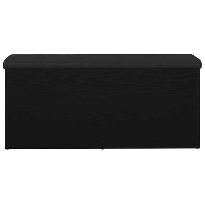 Storage Bench Black Oak 102 X 42 X 45 Cm Engineered Wood Nlxknp