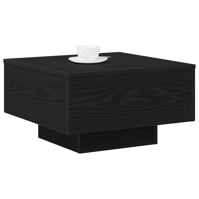 Coffee Table Black Oak 55 X 55 X 31 Cm Engineered Wood Nlxkkt