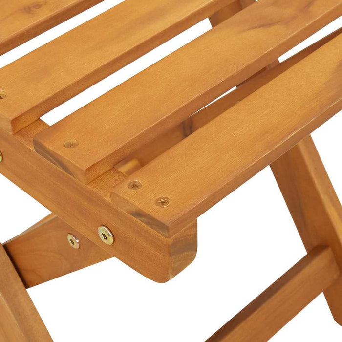 Garden Chair 2 Pcs Brown 36 X 46 X 86Cm Solid Acacia Wood Aobpakp