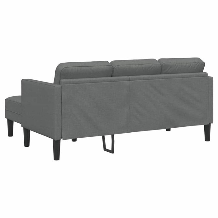 2 Piece Sofa Set With Cushions Dark Grey Fabric Ttxkxpt
