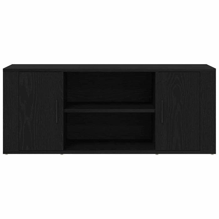 Tv Cabinet Black Oak 100 X 35 X 40 Cm Engineered Wood Nlxoxp