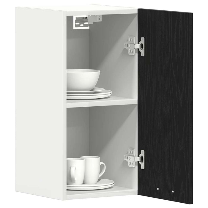 Hanging Cabinet Black Oak 30X31X60 Cm Engineered Wood Nltoab