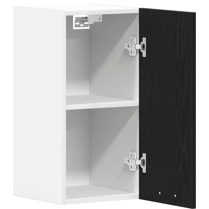 Hanging Cabinet Black Oak 30X31X60 Cm Engineered Wood Nltoab
