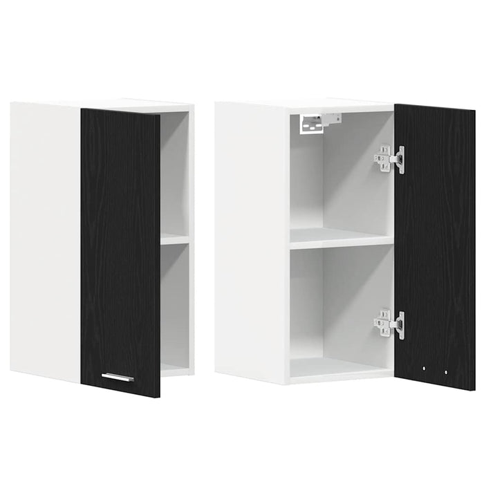 Hanging Cabinet Black Oak 30X31X60 Cm Engineered Wood Nltoab
