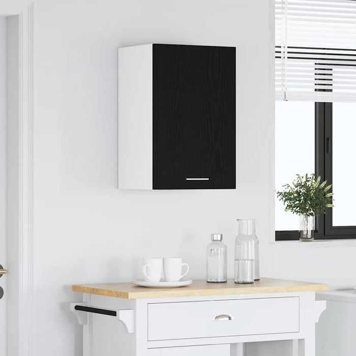 Hanging Cabinet Black Oak 40X31X60 Cm Engineered Wood Nltoao