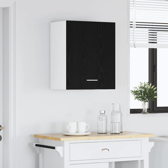 Hanging Cabinet Black Oak 50 X 31 X 60 Cm Engineered Wood Nltoax