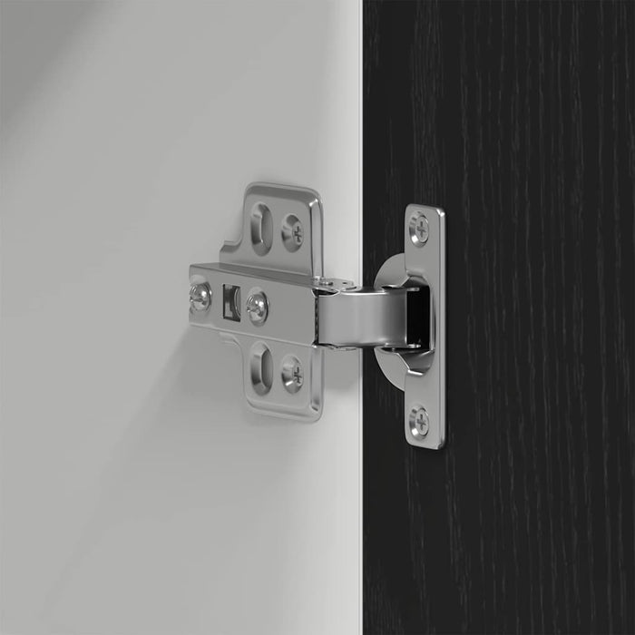 Hanging Cabinet Black Oak 80 X 31 X 60 Cm Engineered Wood Nltoaa