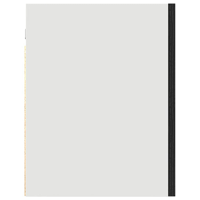 Hanging Cabinet Black Oak 60 X 31 X 60 Cm Engineered Wood Nltoal