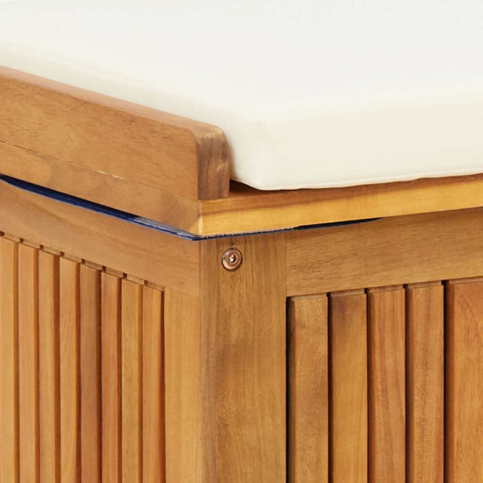 Outdoor Cushion Box 60X50X61 Cm Solid Wood Acacia Aoblait