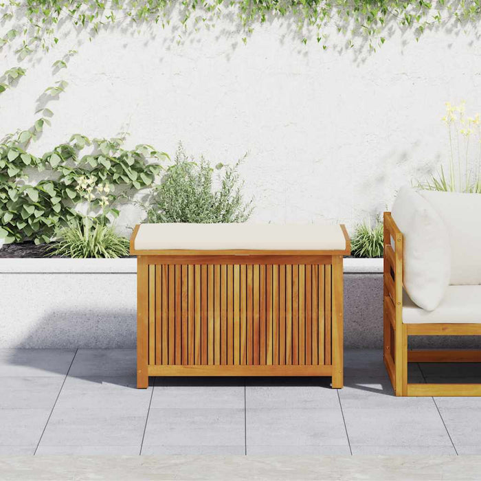 Outdoor Cushion Box 90X50X60.5 Cm Solid Wood Acacia Aoblaia