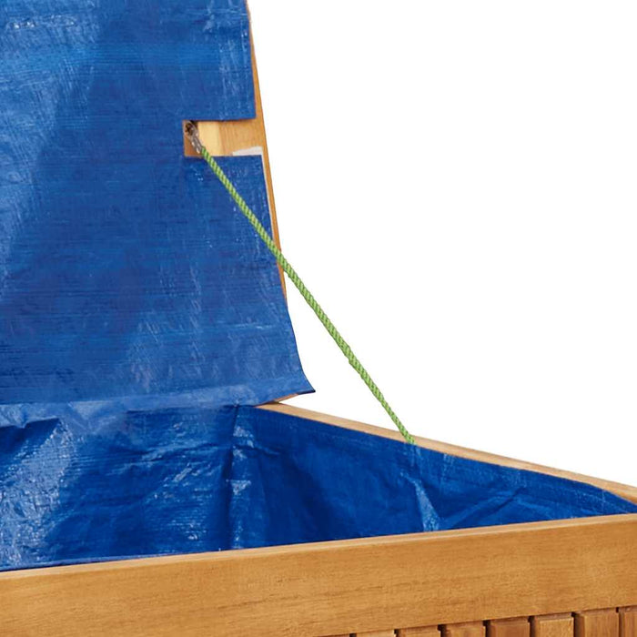 Outdoor Cushion Box 90X50X60.5 Cm Solid Wood Acacia Aoblaia