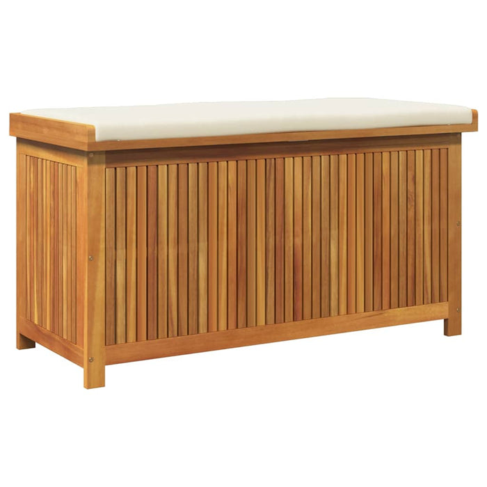 Outdoor Cushion Box 113X50X60.5 Cm Solid Wood Acacia Aoblaip