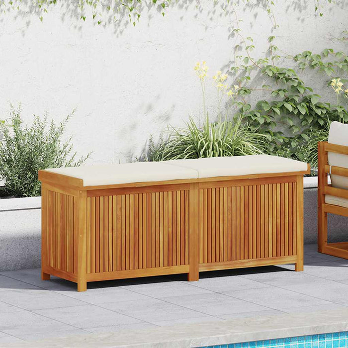 Outdoor Cushion Box 150X50X60.5 Cm Solid Wood Acacia Aoblail