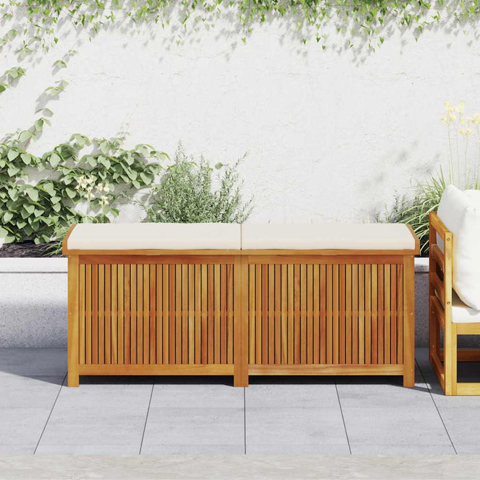 Outdoor Cushion Box 150X50X60.5 Cm Solid Wood Acacia Aoblail
