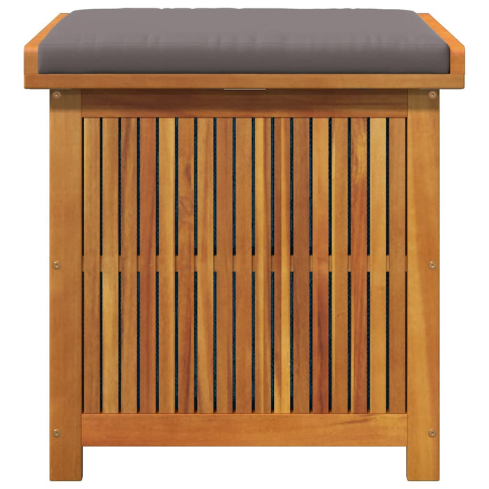 Outdoor Cushion Box 60X50X61 Cm Solid Wood Acacia Aoblaii