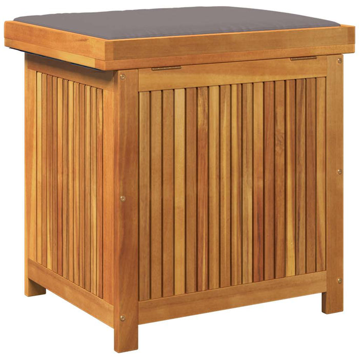 Outdoor Cushion Box 60X50X61 Cm Solid Wood Acacia Aoblaii