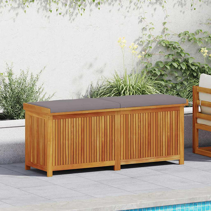 Outdoor Cushion Box 150X50X60.5 Cm Solid Wood Acacia Aoblanb