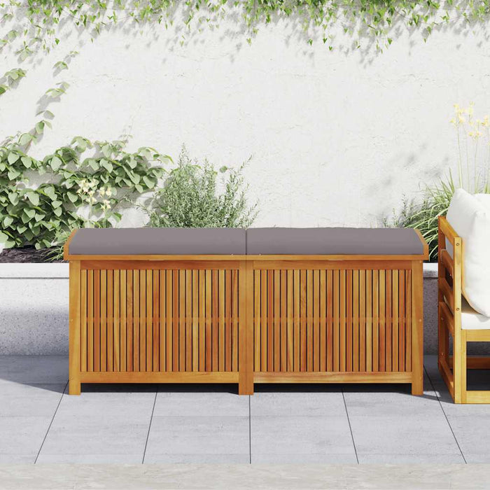 Outdoor Cushion Box 150X50X60.5 Cm Solid Wood Acacia Aoblanb