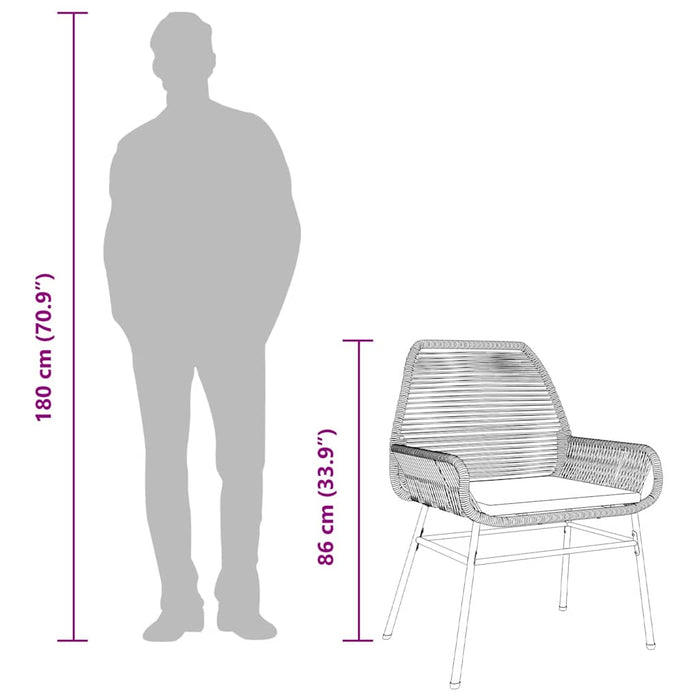 3 Piece Garden Dining Set With Cushions Grey Poly Rattan Glass Tttaain