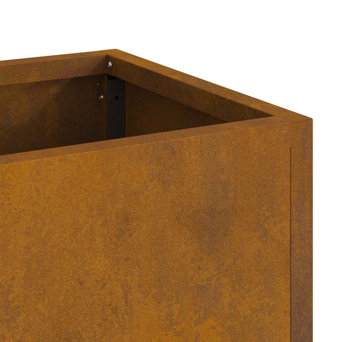 Raised Garden Planter Rusty 100 X 26 X 82 Cm Steel Nlpnnx