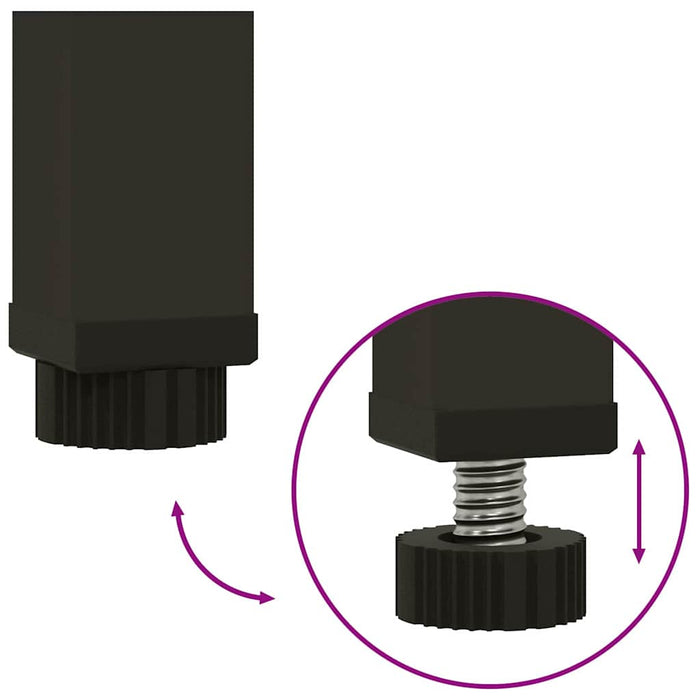 Raised Garden Planter Rusty 100 X 26 X 82 Cm Steel Nlpnnx