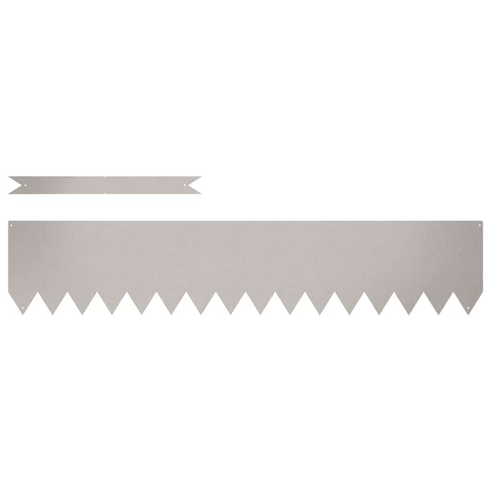 Lawn Edgings 20 Pcs Brown 100 X 0.5 X 20 Cm Weathering Steel Nlpklp