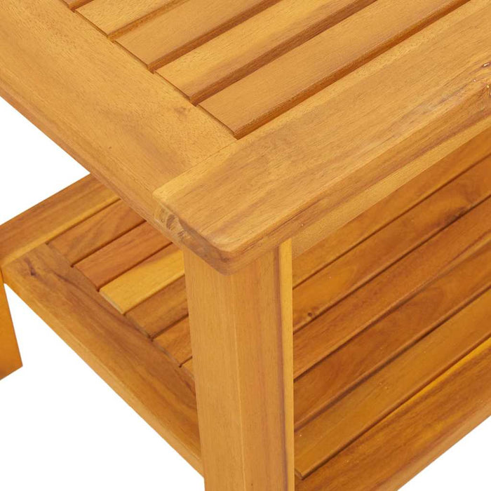 Coffee Table Brown 90 X 50 X 45 Cm Solid Acacia Wood Aobnobt