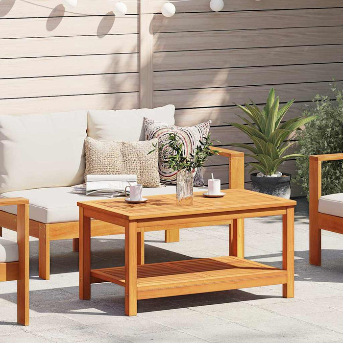 Coffee Table Brown 110 X 55 X 45 Cm Solid Acacia Wood Aobnoba