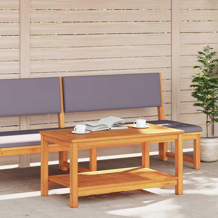 Coffee Table Brown 110 X 55 X 45 Cm Solid Acacia Wood Aobnoba