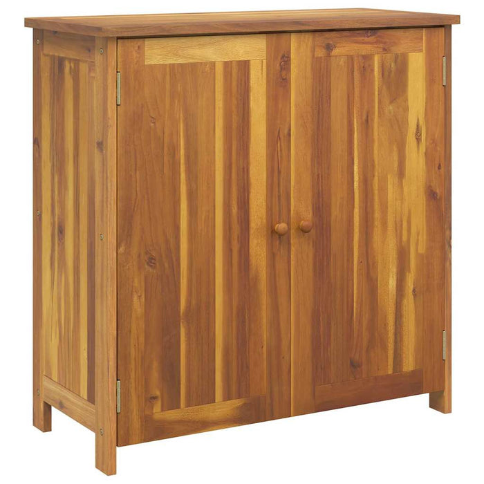 Garden Cabinet Brown 90 X 40 X 90 Cm Solid Acacia Wood Axbbotlo