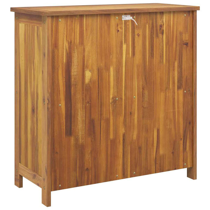Garden Cabinet Brown 90 X 40 X 90 Cm Solid Acacia Wood Axbbotlo