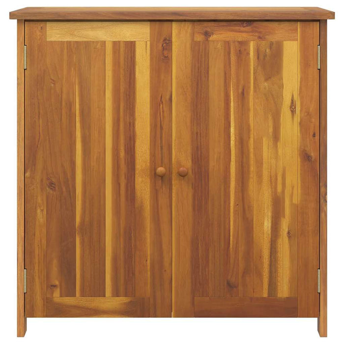 Garden Cabinet Brown 90 X 40 X 90 Cm Solid Acacia Wood Axbbotlo