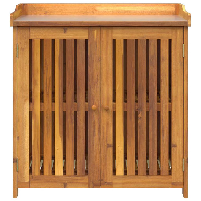 Garden Cabinet With Storage With Door Brown 93 X 41.5 X 98Cm Axbbotlp