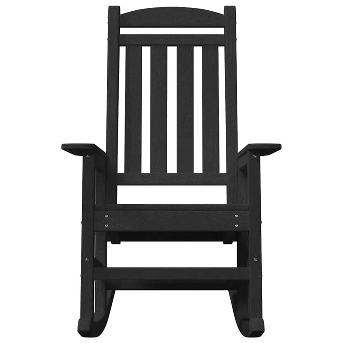 Garden Rocking Chair Black 70 X 92 X 108Cm Plastic Axbbllop