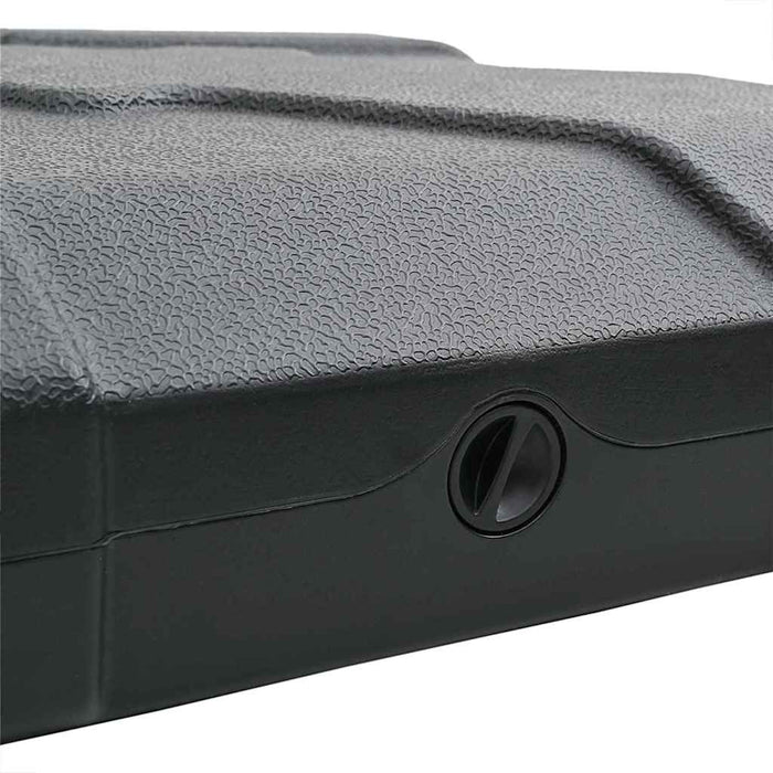 Umbrella Base Set 2 Pcs Black 88.5 X 88.5 X 12 Cm Plastic Axbblktt