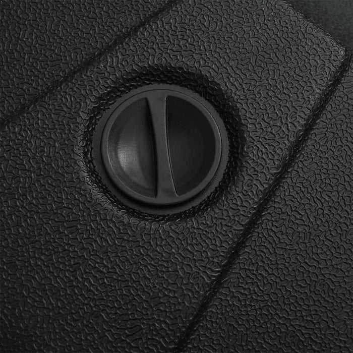 Umbrella Base Set 2 Pcs Black 88.5 X 88.5 X 12 Cm Plastic Axbblktt