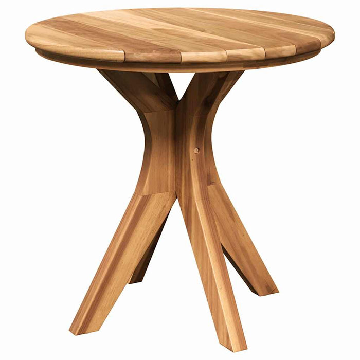 Coffee Table Brown 55 X 55 X 51 Cm Solid Teak Wood Axbbltpn