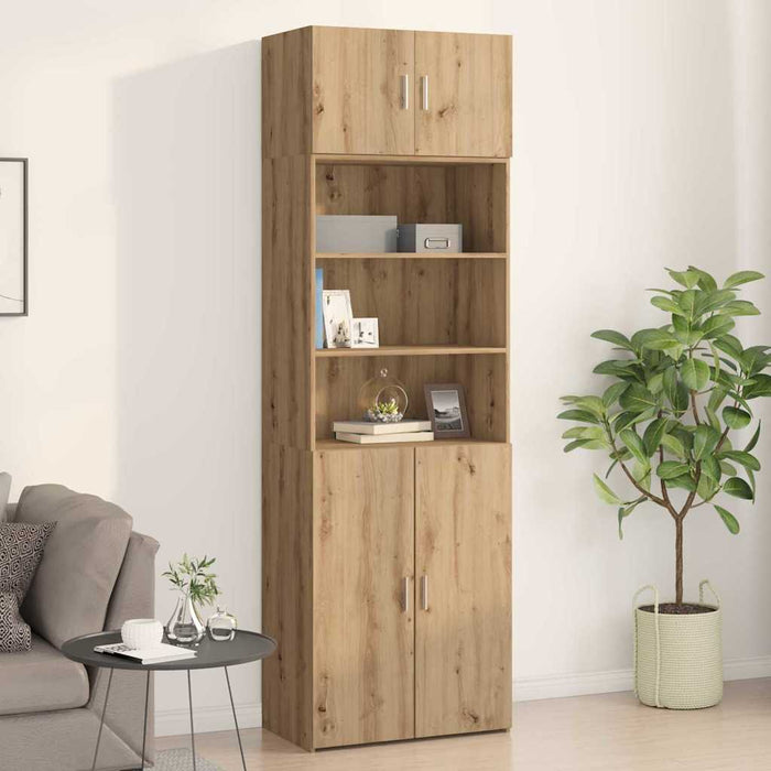 Wall Cabinet Artisan Oak 70X42.5X40 Cm Engineered Wood Nlkopo