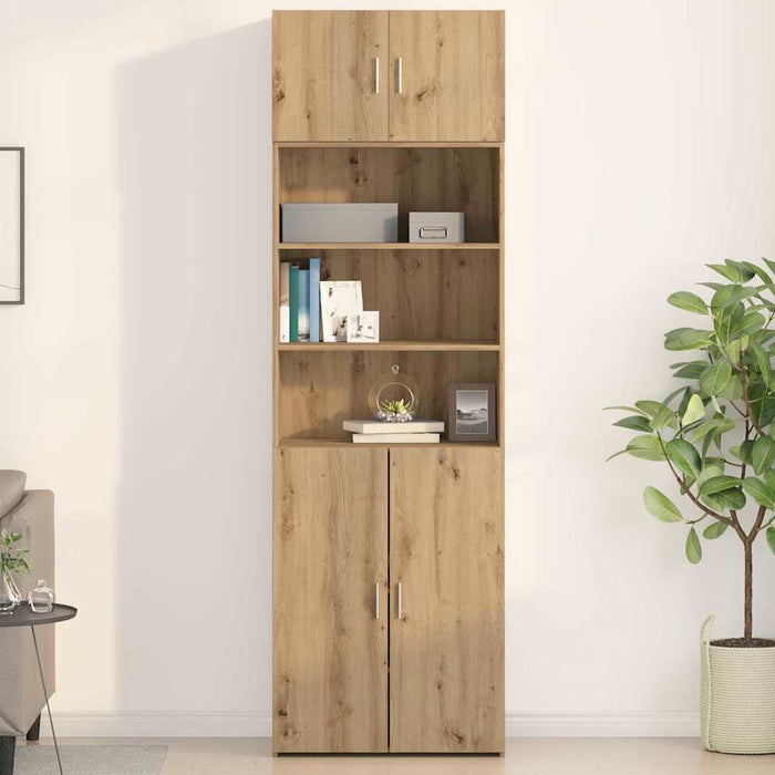 Wall Cabinet Artisan Oak 70X42.5X40 Cm Engineered Wood Nlkopo