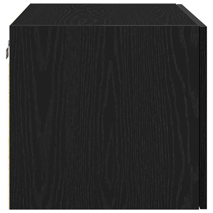 Wall Cabinet Black Oak 70 X 42.5 X 40 Cm Engineered Wood Nlkopx