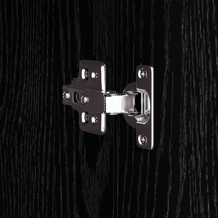 Display Stand Black Oak 31 X 30 X 60 Cm Engineered Wood Nlkxal