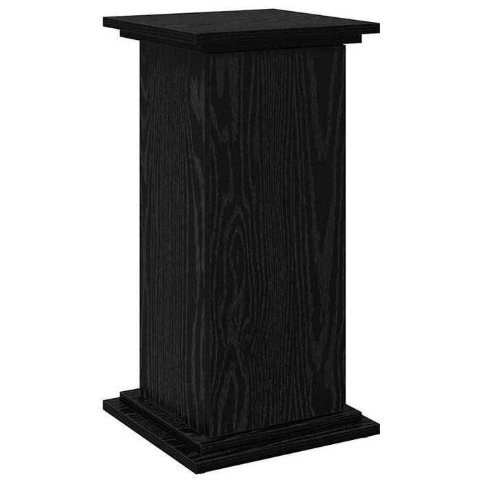 Display Stand Black Oak 31 X 30 X 60 Cm Engineered Wood Nlkxal