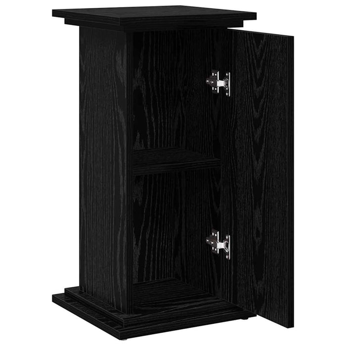 Display Stand Black Oak 31 X 30 X 60 Cm Engineered Wood Nlkxal