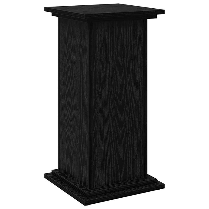 Display Stand Black Oak 31 X 30 X 60 Cm Engineered Wood Nlkxal