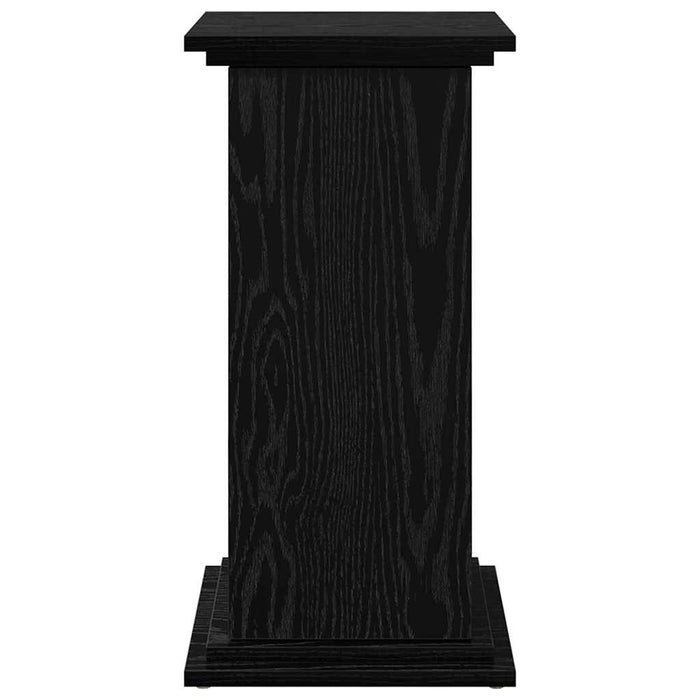 Display Stand Black Oak 31 X 30 X 60 Cm Engineered Wood Nlkxal