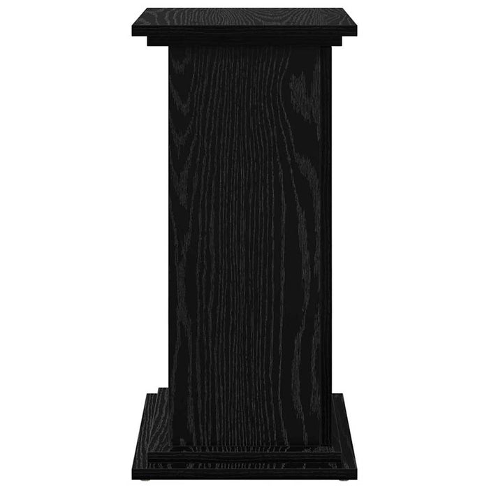 Display Stand Black Oak 31 X 30 X 60 Cm Engineered Wood Nlkxal